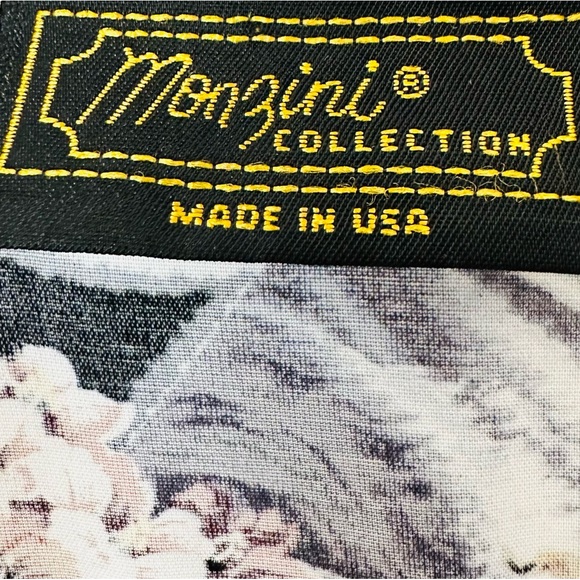 MONZINI RAYON ISLAND ALOHA HAWAIIAN button down shirt - Picture 5 of 6